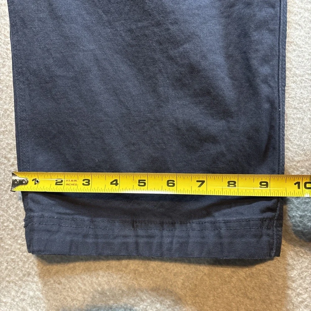 Duluth Trading Fire Flex Hose Navy Blue Cargo Men's 42x30 Canvas Pants Work